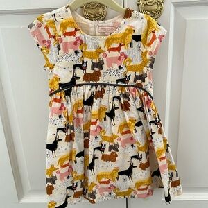 Pink chicken girls dog dress 3T